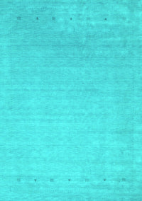 Abstract Turquoise Contemporary Rug, con2327turq