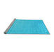 Sideview of Machine Washable Abstract Light Blue Contemporary Rug, wshcon2327lblu