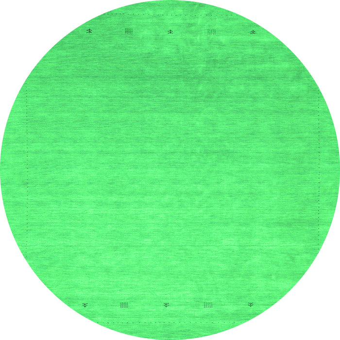 Machine Washable Abstract Green Contemporary Area Rugs, wshcon2327grn