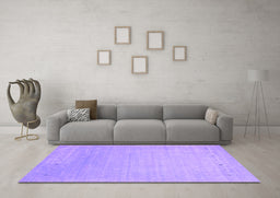 Machine Washable Abstract Purple Contemporary Area Rugs in a Living Room, wshcon2327pur