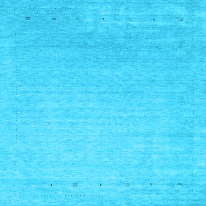 Square Machine Washable Abstract Light Blue Contemporary Rug, wshcon2327lblu