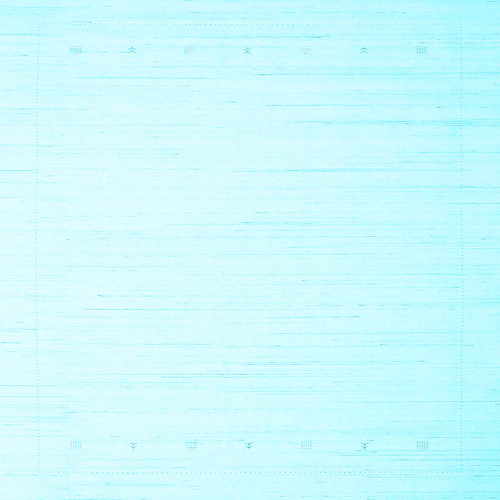 Square Solid Light Blue Modern Rug, con2328lblu