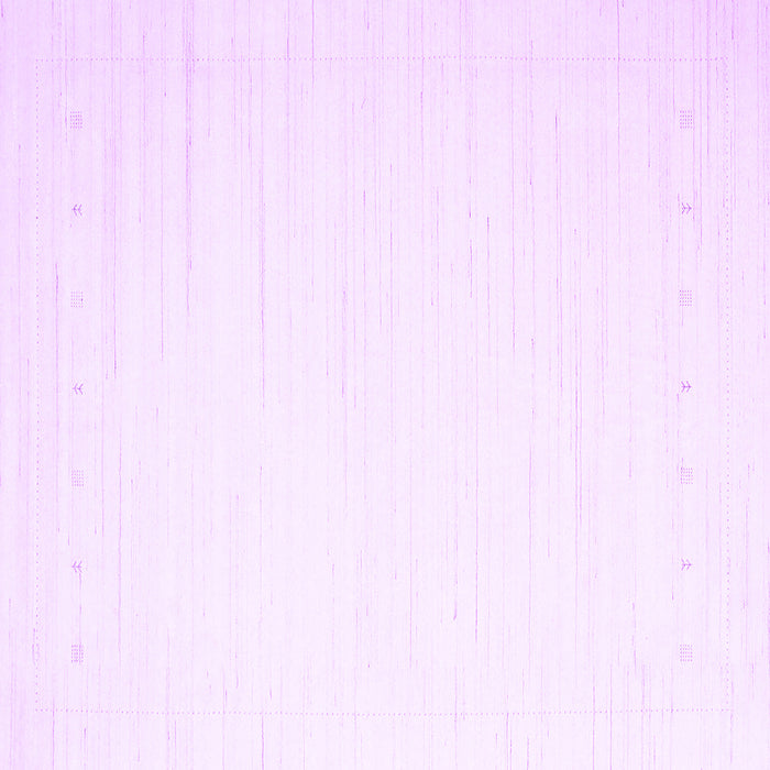 Square Machine Washable Solid Purple Modern Area Rugs, wshcon2328pur