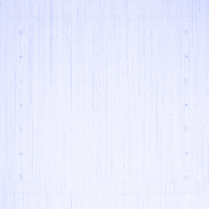 Square Solid Blue Modern Rug, con2328blu