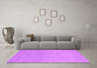 Machine Washable Abstract Pink Contemporary Rug in a Living Room, wshcon2329pnk