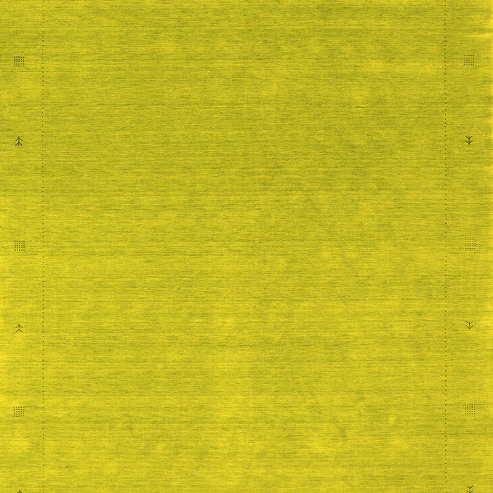 Abstract Yellow Contemporary Rug, con2329yw