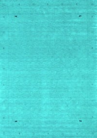 Abstract Turquoise Contemporary Rug, con2329turq