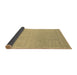 Sideview of Abstract Brown Contemporary Rug, con2329brn