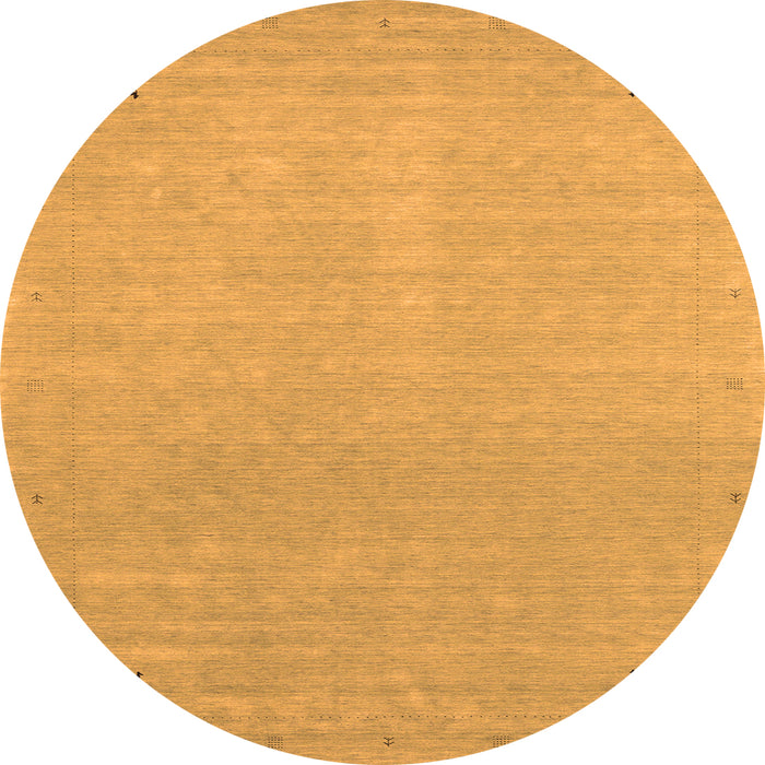 Square Abstract Orange Contemporary Rug, con2329org