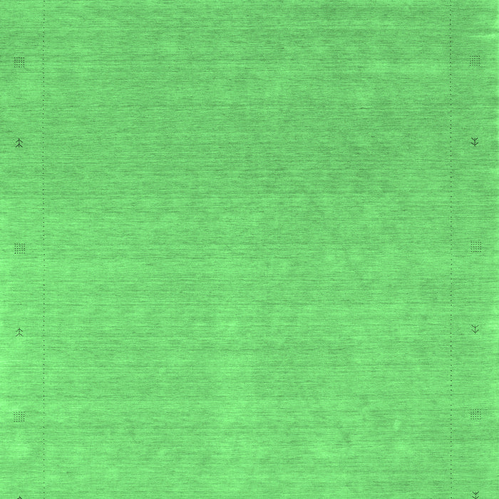 Abstract Emerald Green Contemporary Rug, con2329emgrn