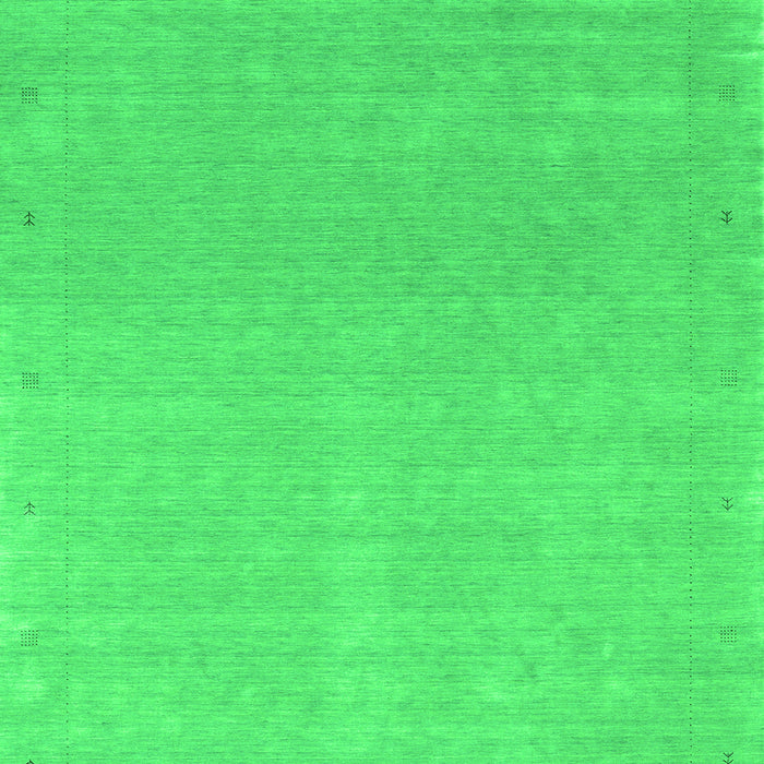 Abstract Green Contemporary Rug, con2329grn