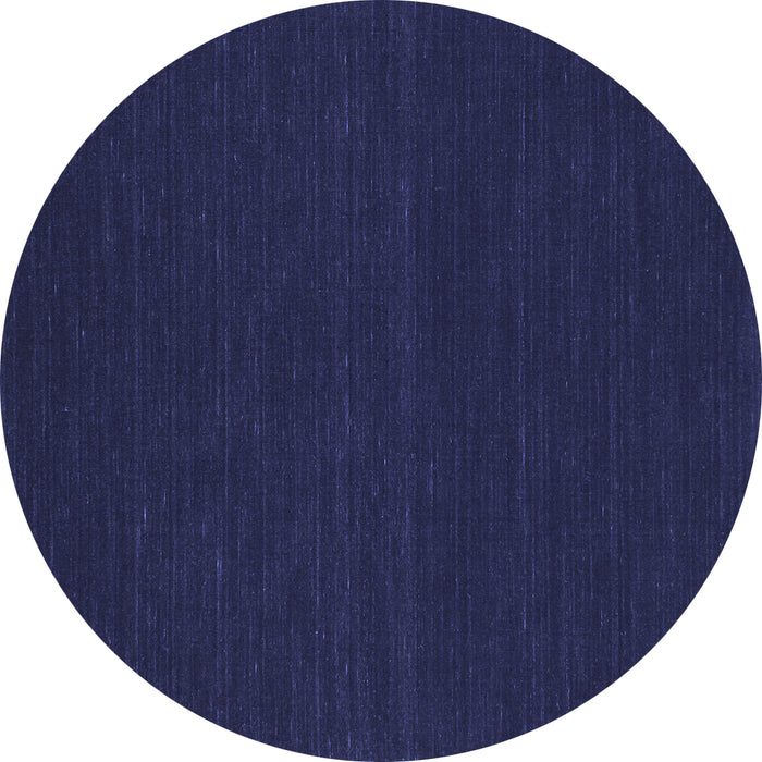 Round Machine Washable Abstract Blue Contemporary Rug, wshcon232blu