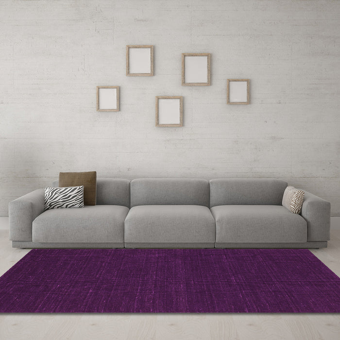 Machine Washable Abstract Pink Contemporary Rug in a Living Room, wshcon232pnk
