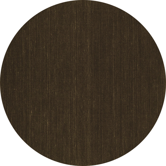 Round Machine Washable Abstract Brown Contemporary Rug, wshcon232brn