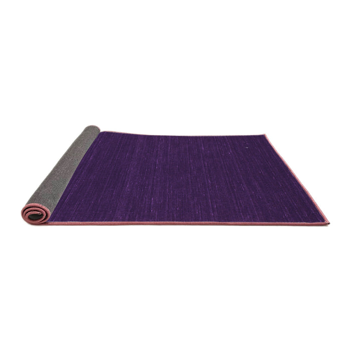 Sideview of Abstract Purple Contemporary Rug, con232pur