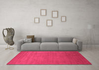 Machine Washable Abstract Pink Contemporary Rug, wshcon2330pnk