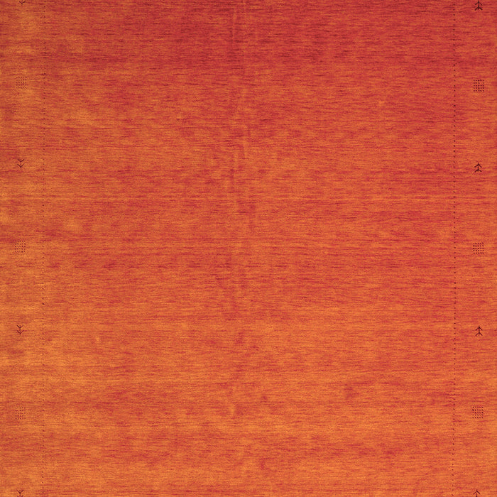 Abstract Orange Contemporary Rug, con2330org