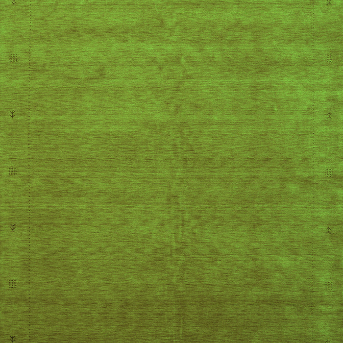 Serging Thickness of Machine Washable Abstract Green Contemporary Area Rugs, wshcon2330grn