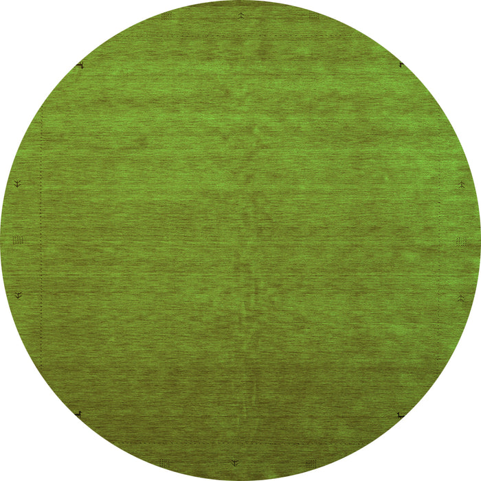 Machine Washable Abstract Green Contemporary Area Rugs, wshcon2330grn