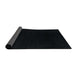 Thickness of Contemporary Black Modern Rug, con2331