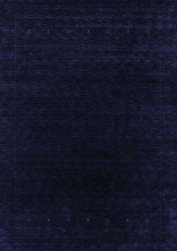 Abstract Blue Contemporary Rug, con2331blu
