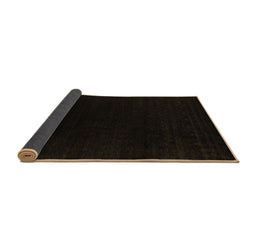 Sideview of Abstract Brown Contemporary Rug, con2331brn