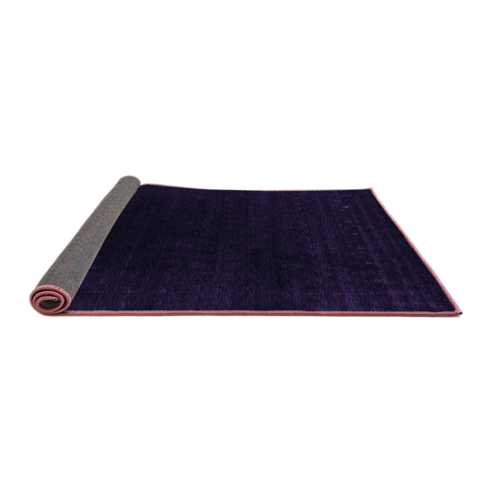 Sideview of Abstract Purple Contemporary Rug, con2331pur