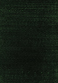 Abstract Emerald Green Contemporary Rug, con2331emgrn