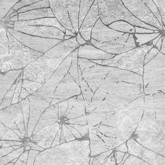 Abstract Gray Contemporary Rug, con2332gry