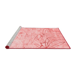 Contemporary Red Washable Rugs