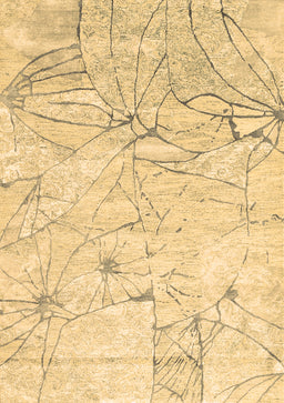 Abstract Brown Contemporary Rug, con2332brn