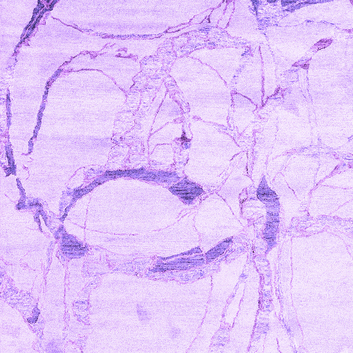 Machine Washable Abstract Purple Contemporary Area Rugs, wshcon2333pur