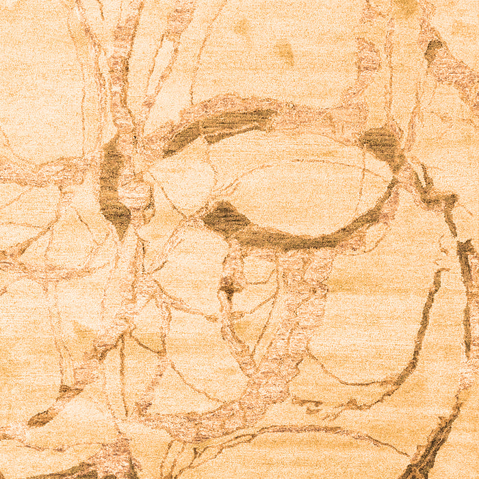Abstract Orange Contemporary Rug, con2333org