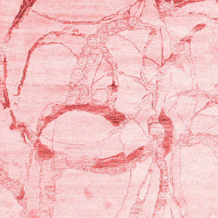 Abstract Red Contemporary Area Rugs