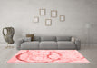 Contemporary Red Washable Rugs