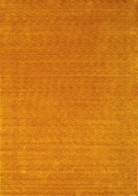 Abstract Yellow Contemporary Rug, con2334yw