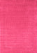 Machine Washable Abstract Pink Contemporary Rug, wshcon2334pnk