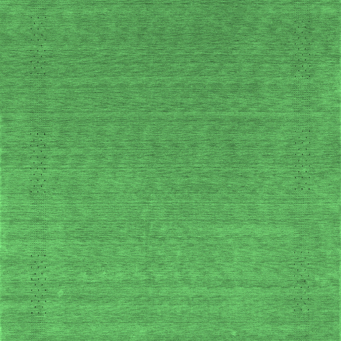 Machine Washable Abstract Emerald Green Contemporary Area Rugs, wshcon2334emgrn