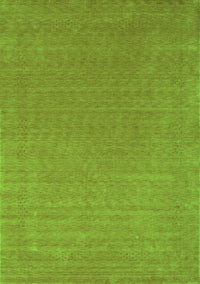 Abstract Green Contemporary Rug, con2334grn