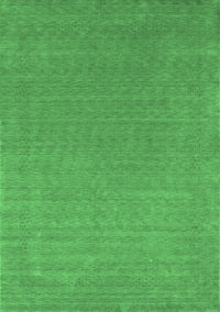 Abstract Emerald Green Contemporary Rug, con2334emgrn