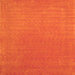 Serging Thickness of Abstract Orange Contemporary Rug, con2334org