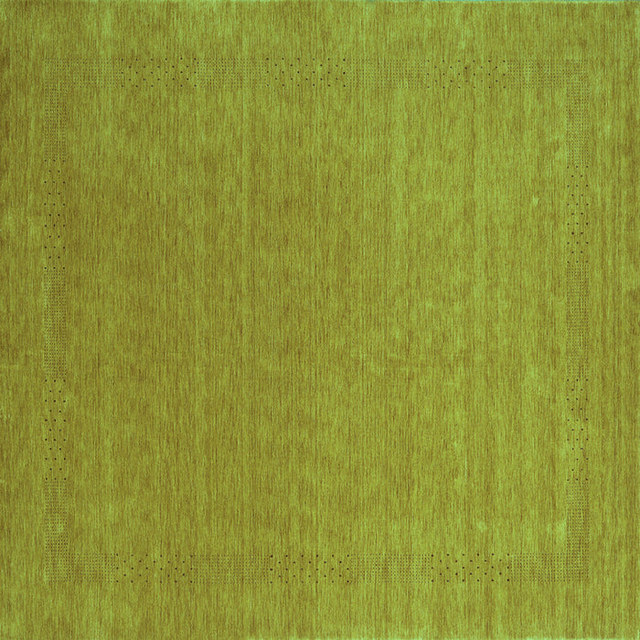 Square Abstract Turquoise Contemporary Rug, con2334turq