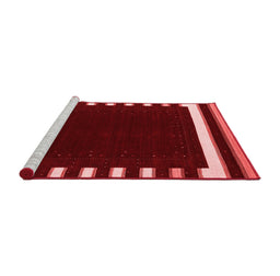 Contemporary Red Washable Rugs