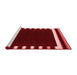 Contemporary Red Washable Rugs