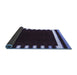 Sideview of Abstract Blue Contemporary Rug, con2335blu