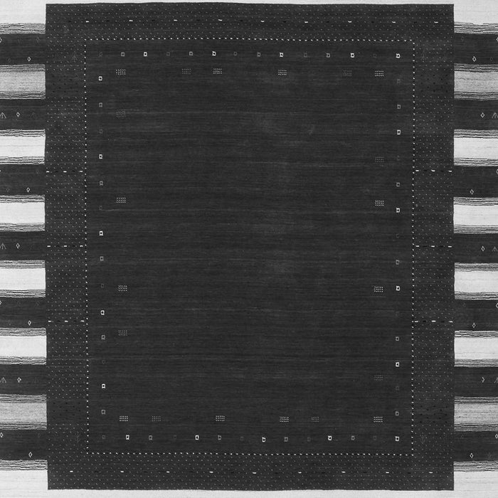 Abstract Gray Contemporary Rug, con2335gry