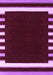 Machine Washable Abstract Purple Contemporary Area Rugs, wshcon2335pur