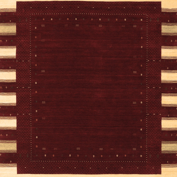 Machine Washable Abstract Brown Contemporary Rug, wshcon2335brn