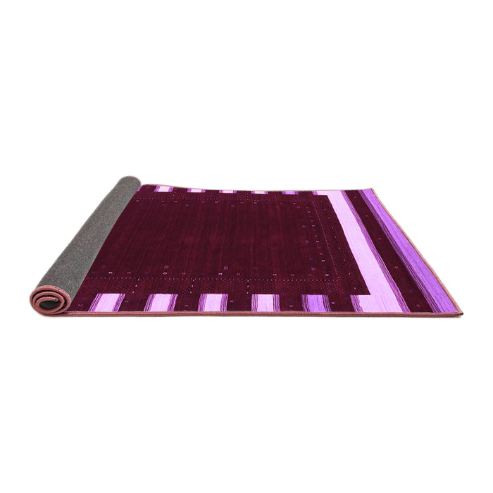 Sideview of Abstract Purple Contemporary Rug, con2335pur