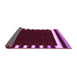 Sideview of Abstract Purple Contemporary Rug, con2335pur